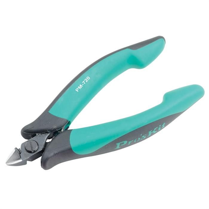 PM-720: Diagonal Semi-Flush Cutting Nipper Slim Tips