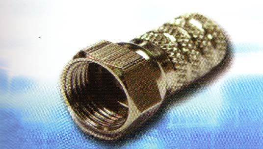 CVP1702-O: F CONNECTOR, TWIST-ON TYPE FOR CABLE