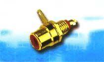 CJ40GR: RCA JACK CHASSIS MOUNT GOLD PLATED
