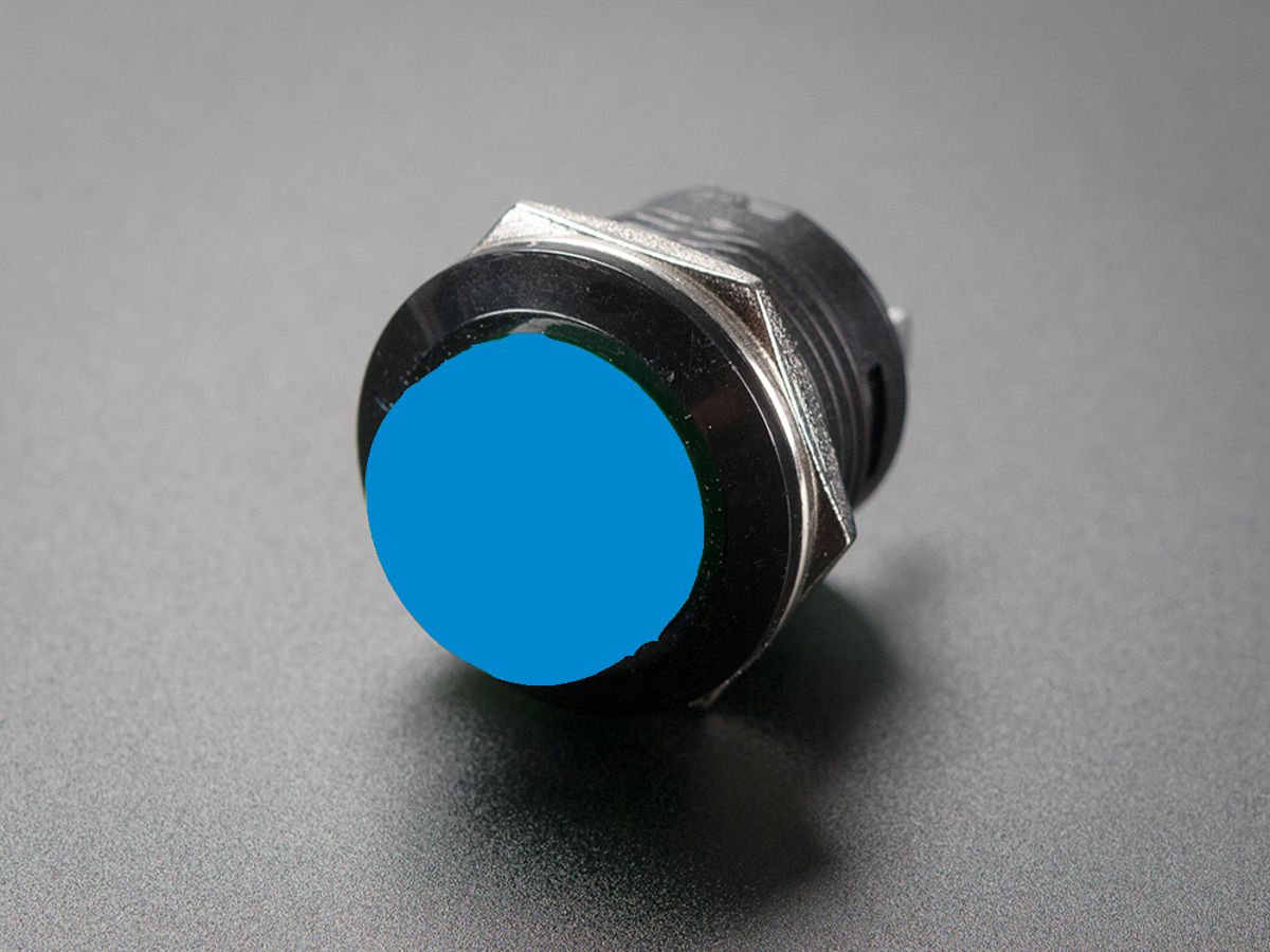 CS5107BL: MINIATURE P.B SWITCH OPEN TYPE BLUE