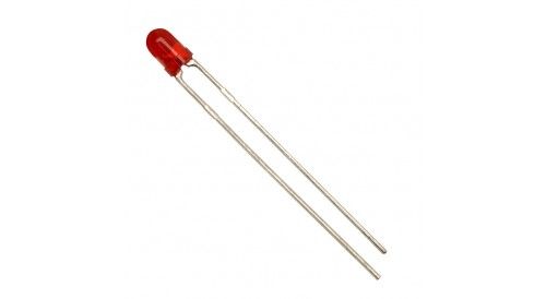 LR 2020: 3mm ROUND TYPE,RED DIFFUSED,EMITTED LIGHT-RED