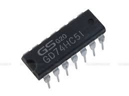 74HC51: 14 PIN DUAL 2WIDE-2 INPUT AND/OR/INV. GATE