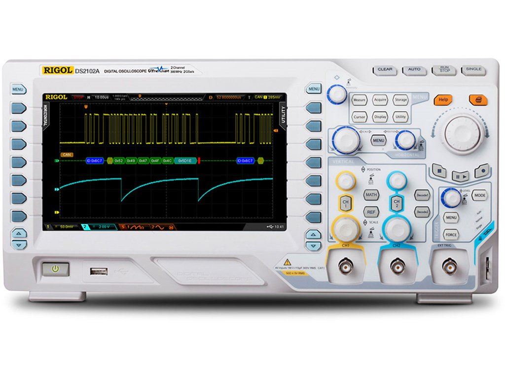 DS2102A: 100 Mhz 2 CHANNEL DIGITAL STORAGE OSCILLOSCOPE