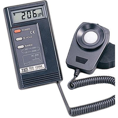 TES-1332A: DIGITAL LUX METER 200,000 WITH CASE