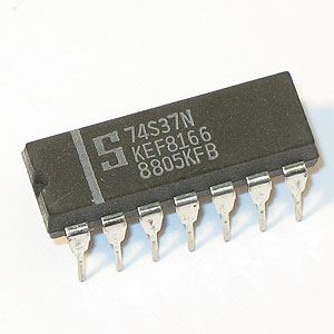 74S37: 14P Quad 2 input NAND Buffer