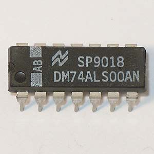 74ALS00: 14P Quad 2 input NAND Gate