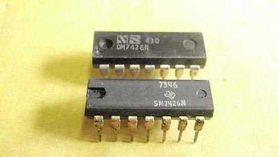 7426: 14P Quad 2 input TTL/MOS Interface
