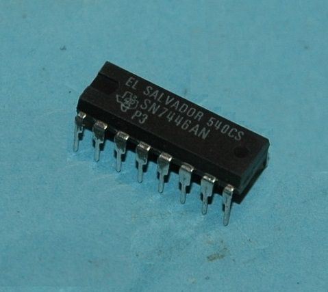 7446: 16P BCD to 7-Seg Decoder/Driver (30V-Out