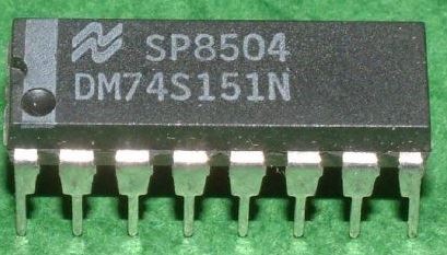 74S151: 16P 1 of 8 Data Selector Multiplexer
