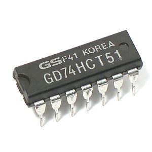 74HCT51: 14P Dual 2 Wide-2 input AND/OR/Inv.Gate