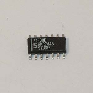 74F00: 14P Quad 2 input NAND Gate