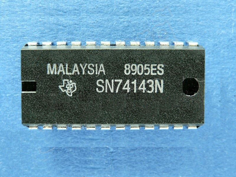 74143: 24P BCD Counter Latch Decoder/Driver