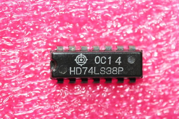 74LS38: 14P Quad 2 input NAND Buffer (O.C.)
