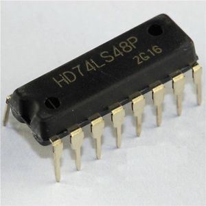 74LS48: 16P BCD to 7-Seg Decoder/Driver