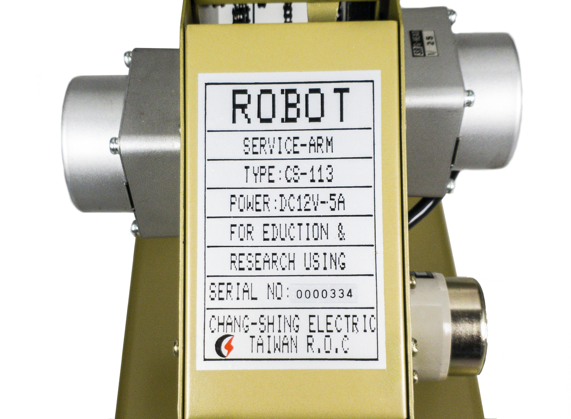 CS-113:   ROBOT ARM