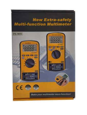 PE-M51 :  Extra-safety auto identify multimeter with TRMS