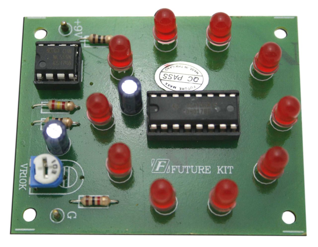 FK116: LED. RUNNING LIGHT 10 LED (CIRCLE)