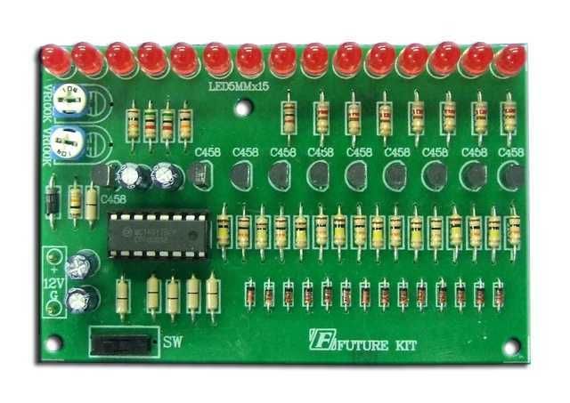 FK176: HOLD ON LED RUNNING LIGHT 15LED