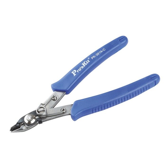 1PK-397A-C: Side Cutter Plier W/Safety Clip