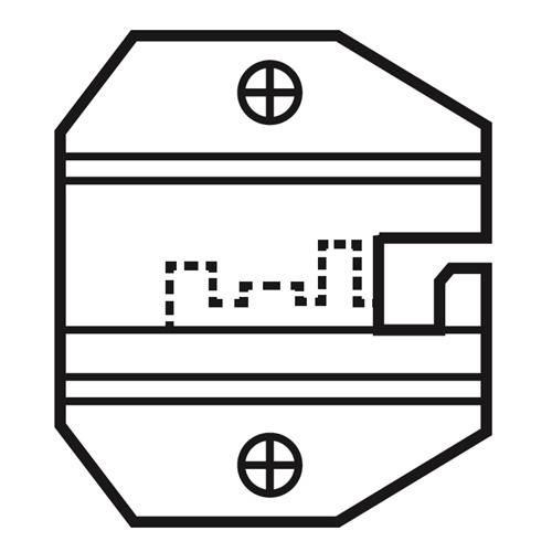 1PK-3003D11 : Die Set For 8P/RJ45 Keyed Modular Plugs (Excluding AMP)