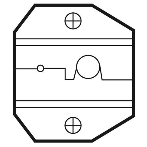 1PK-3003D22: Die Set For AMP RG58 Dual Crimp BNC/TNC Connectors