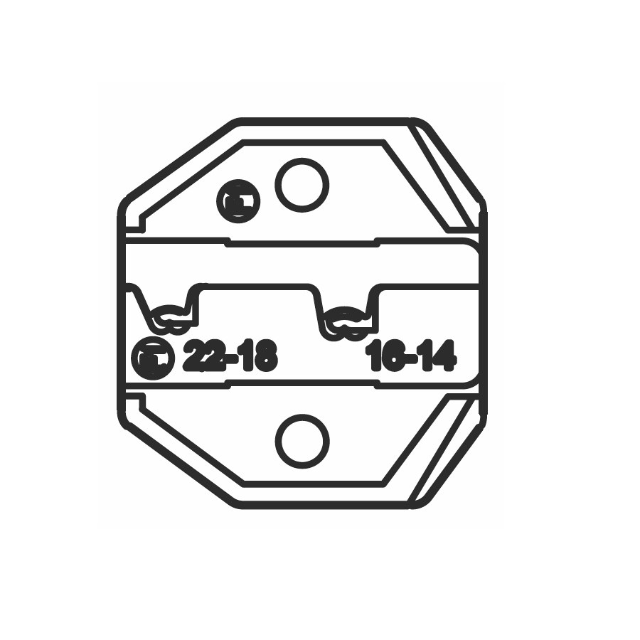 CP-236DF1: Die Set For Non-insulated Flag Terminal