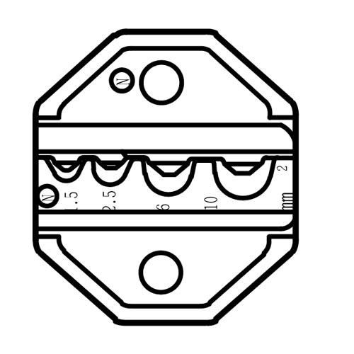 CP-236DN : Die Set For Non-insulated Terminal & Lugs
