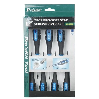SD-2302 : 7 Pcs Pro-Soft Screwdriver (TR)