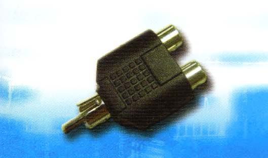 CAD2238: RCA PLUG-2XRCA JACKS