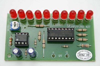 FK115: LED. RUNNING LIGHT 10 LED (STRAIGHT)