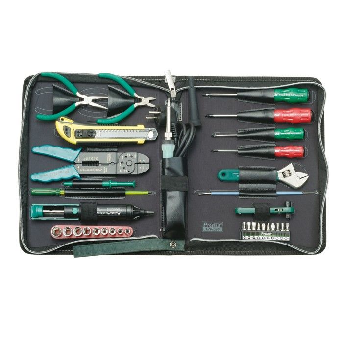 1PK-690B Professional Electrical Tool Kit 220V/Metric