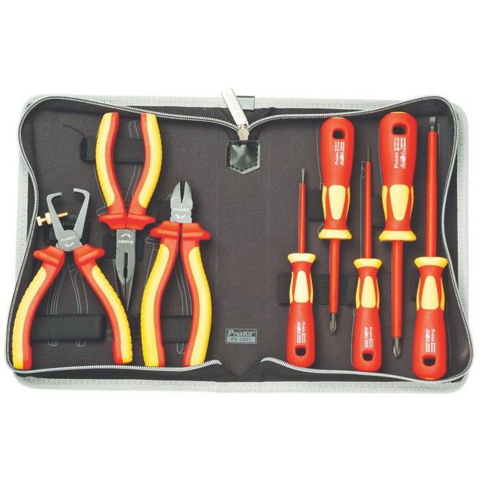 PK-2801 1000V Insulated Screwdriver & Plier Set