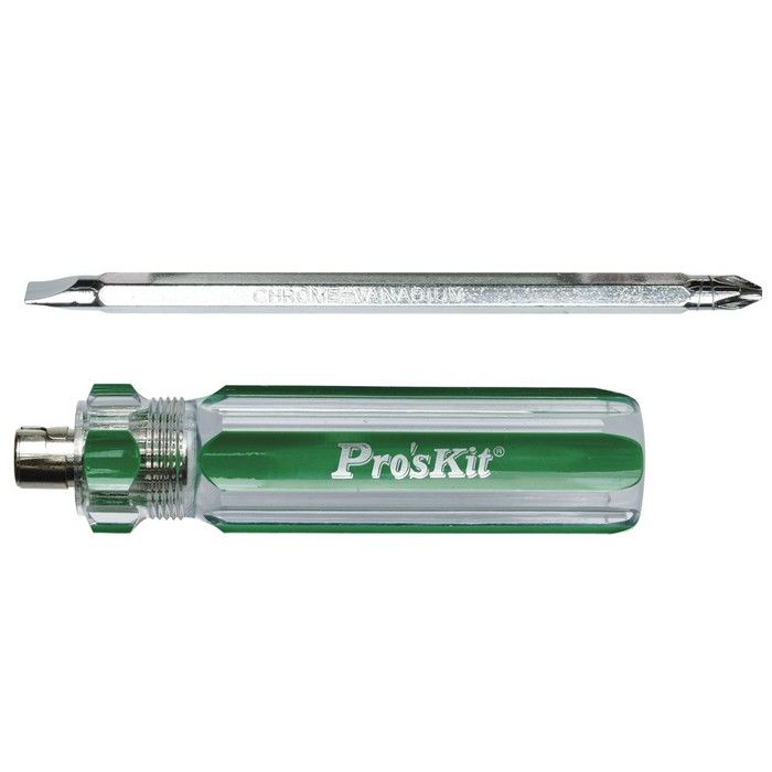 SD-5107D Double-End Reversible Screwdriver(#2/-6.0x100mm)