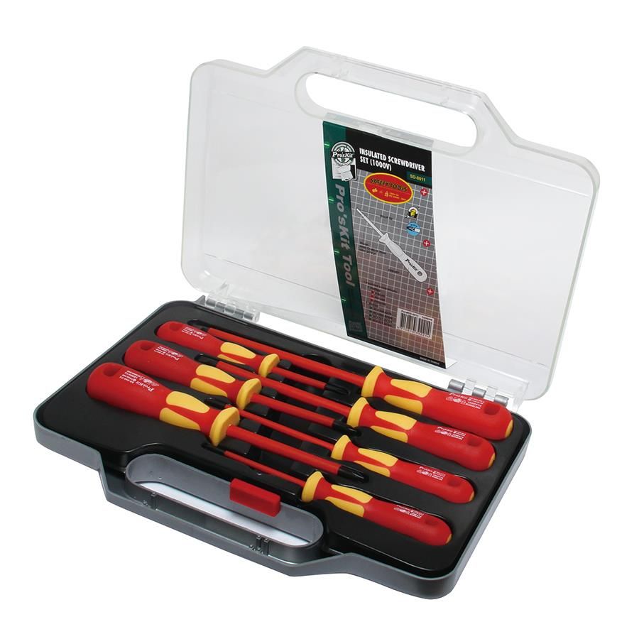 SD-8011 Insulated Screwdriver Set (1000V/7pcs)