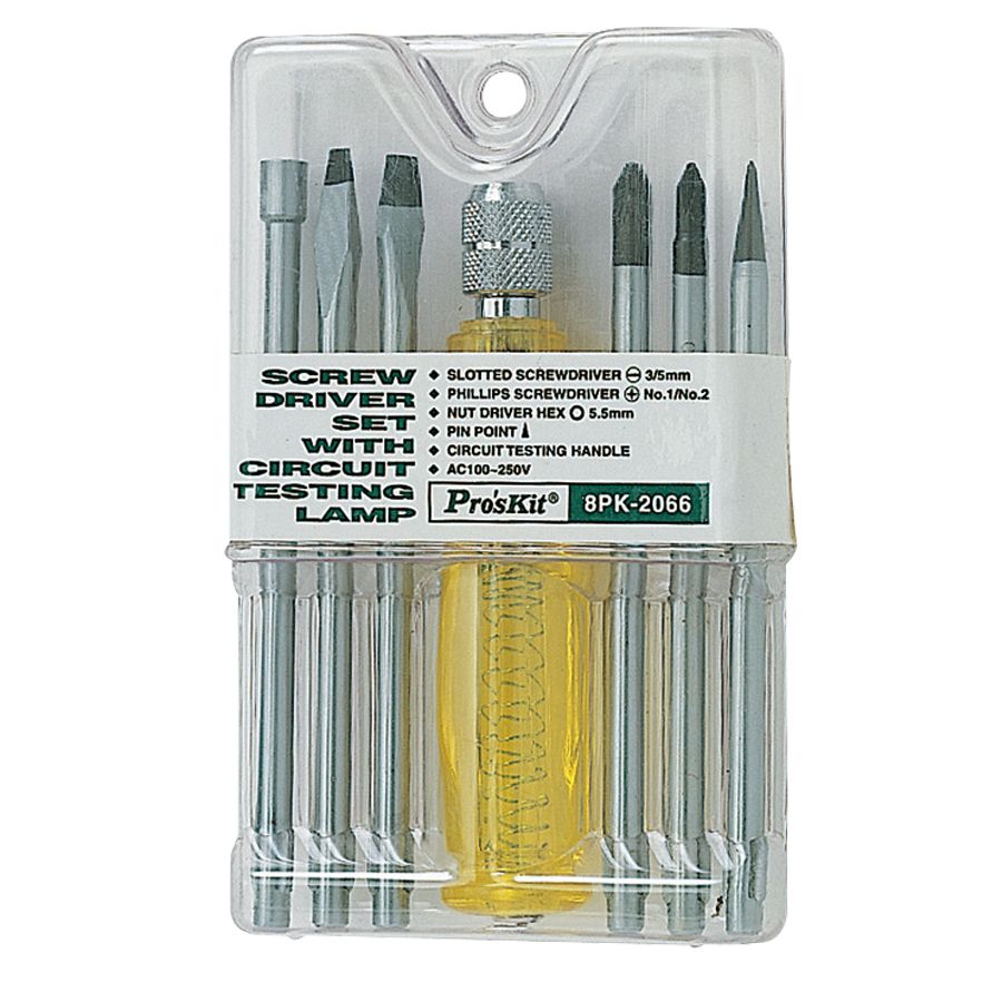 8PK-2066 7Pcs Interchangeable Screwdriver
