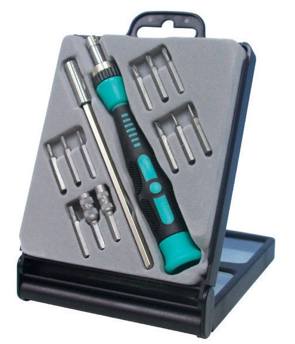 SD-9312 14Pcs Ratchet Precision Screwdriver Set
