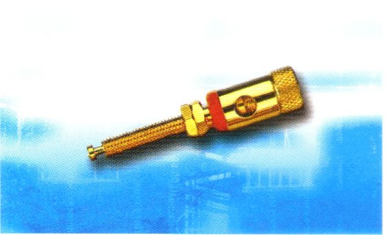 CT4118DE Long Shaft 30mm Binding post with hole in back for 4mm Banana Plug