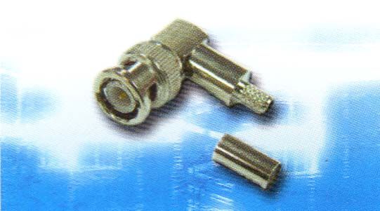 CVP1806B: BNC ANGULAR PLUG FOR RG-59U
