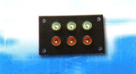 CJ3158: 6P RCA JACK,TERMINAL BOARD