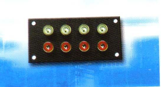 CJ3160: 8P RCA JACK,TERMINAL BOARD