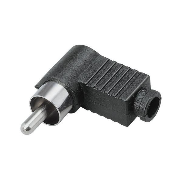 CAP320B: RCA PLUG SOLDERLESS BLACK