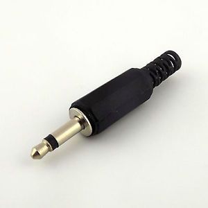 CAP1026: 3.5mm MONO PLUG SOLDER PLASTIC