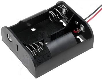 22-1 UM 2X2: BATTERY HOLDER UM2X2,FOR 2 "C" CELLS