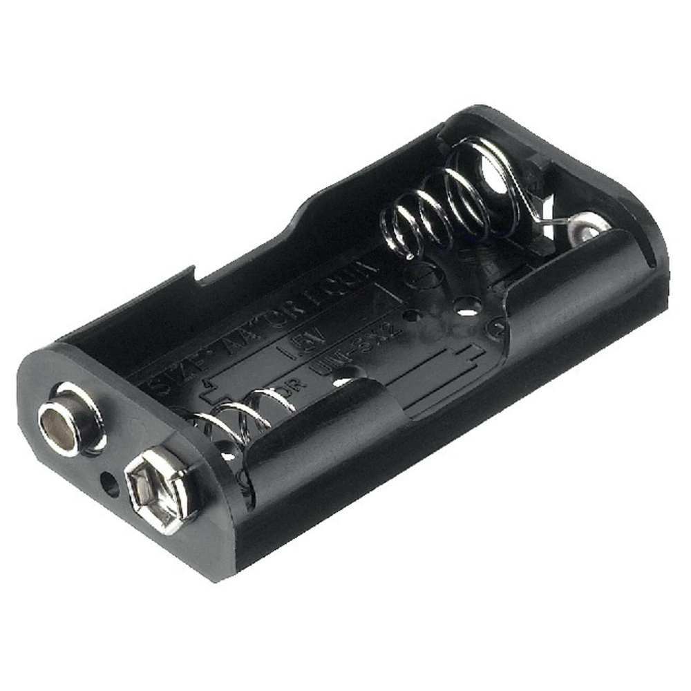 32-1 UM 3X2: BATTERY HOLDER UM3X2,FOR 2 "AA" CELLS