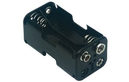 44-2 UM4X4: BATTERY HOLDER UM4X4,FOR 4 "AAA" CELLS