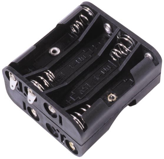 48-1 UM4X8: BATTERY HOLDER UM4X8,FOR 8 "AAA" CELLS