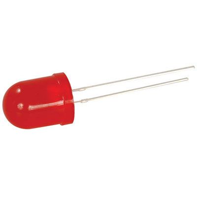 LI 3630: 10mm ROUND TYPE,RED DIFFUSED,EMITTED LIGHT-HIGH EFFICIENCY RED