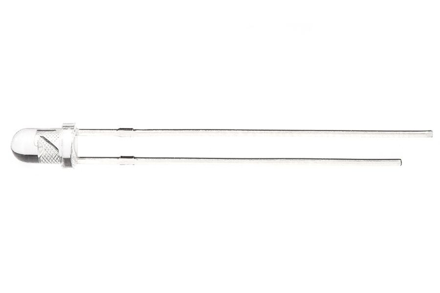 LVR 2043: 3mm RED ROUND TYPE,HI-BRIGHT,WATER CLEAR