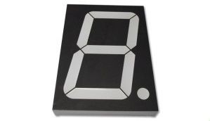 LSD 40064: 4.0" SINGLE DIGIT,C.A.EMITTED LIGHT - HI EFF RED