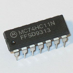 74HC11: 14 PIN TRIPLE 3 INPUT AND GATE
